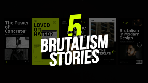Brutalism Stories | Premiere Pro