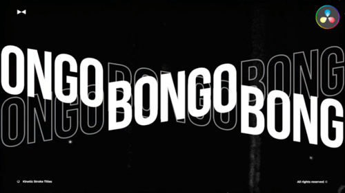 Kinetic Typography Titles \ DR