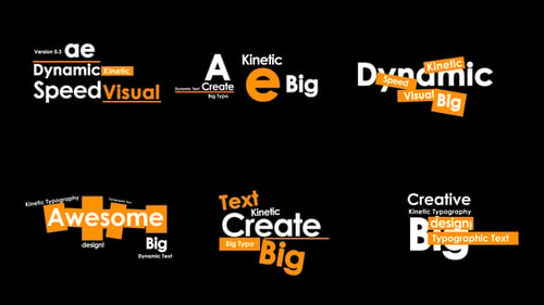 Dynamic Kinetic Typography | Urban Promo Pack 4