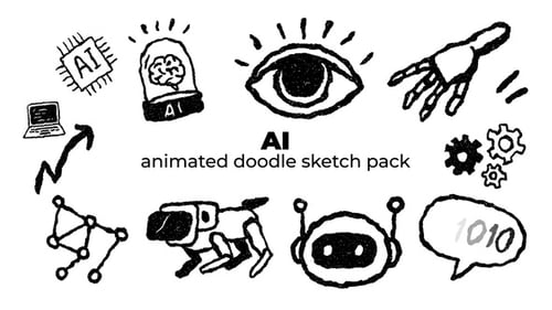 AI - Animated Doodle Sketch Pack