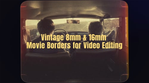 Old Film Frame Pack – Vintage Overlay Borders for Retro Cinematic Look