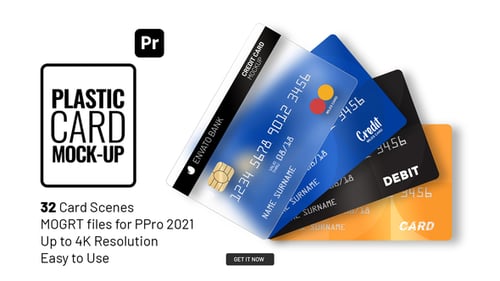 Plastic Card Promo for Premiere Pro