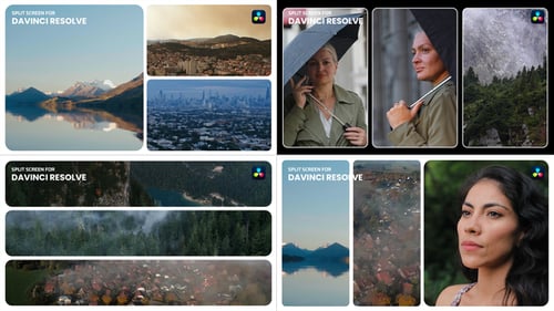 Davinci Resolve mit geteiltem Bildschirm