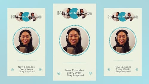 Podcast Minimal Vertical Slideshow