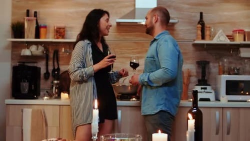 Couple Having Romantic Date