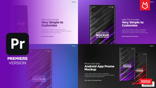 Modern Smartphone App Promo Mockup Presentation