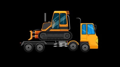 Carretilla con bulldozer