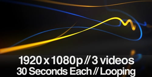 Dynamic Abstract Light Trails Background Animation