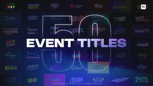 Event Titles | Premiere Pro