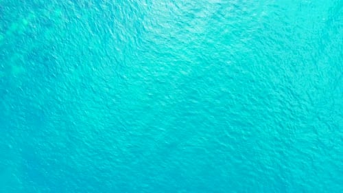 Aerial view seascape of tranquil coast beach voyage by shallow sea with white sandy background of ad