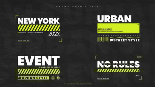 Promo Bold Titles