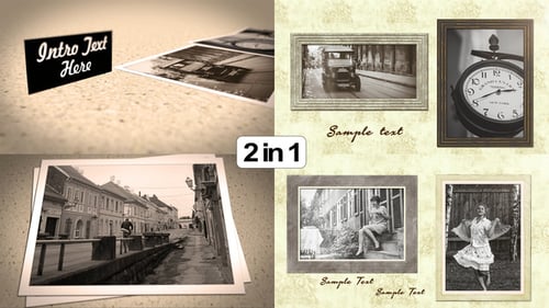 Nostalgic Photo Album Slideshow for Cherished Family Memories