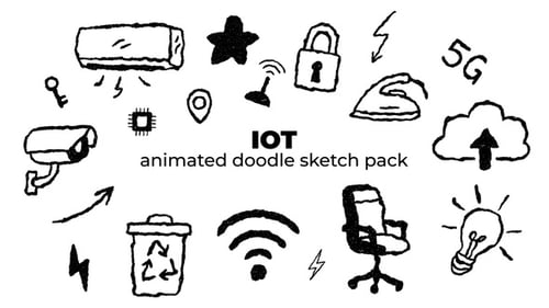 IoT - Animated Doodle Sketch Pack
