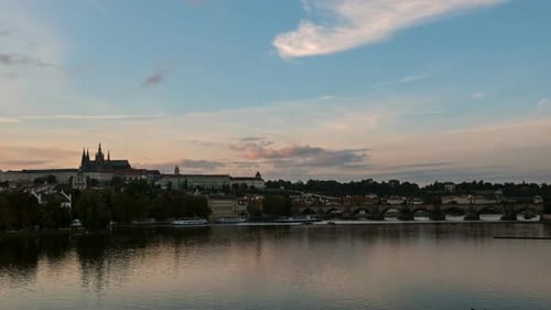 Atardecer sobre Praga