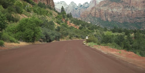 Fahrt im Zion-Nationalpark 01 Full HD