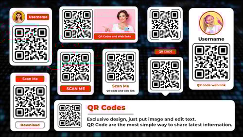 QR Code Modern Animation