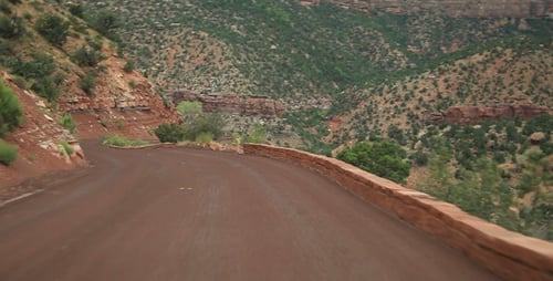Drive at Zion National Park park 02 Full HD