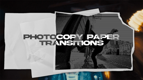 Photocopy Paper Transitions