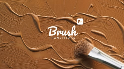 Brush transitions for Premiere Pro