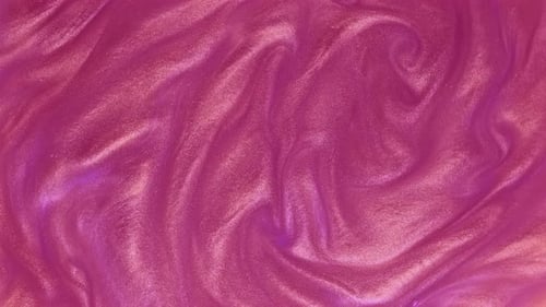 Shiny Pink Fluid Art in Motion