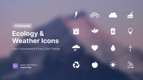 Ecology & Weather Icons