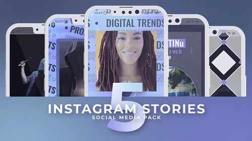 Carrete vertical de Instagram MOGRT Premiere Pro