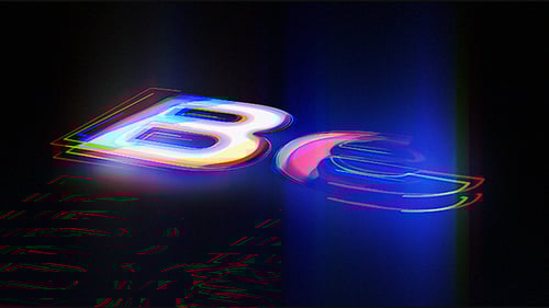 Dynamic RGB Glitch Logo Reveal Opener