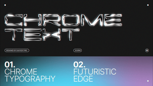 Chrome Typography