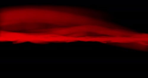 Abstract Red Fluid Light Wave Motion Background