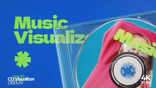 CD Visualizer Display Promo Premiere