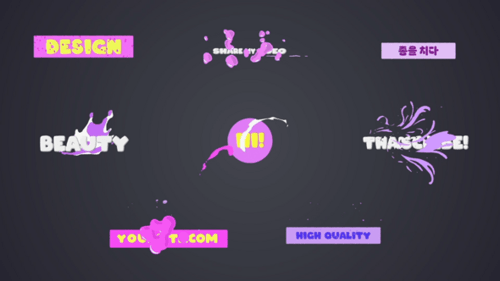 Bubble Titles for After Effects