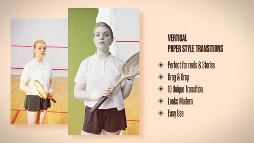 Transiciones verticales del papel (MOGRT)