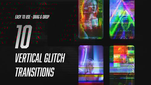 Vertical Glitch Transitions