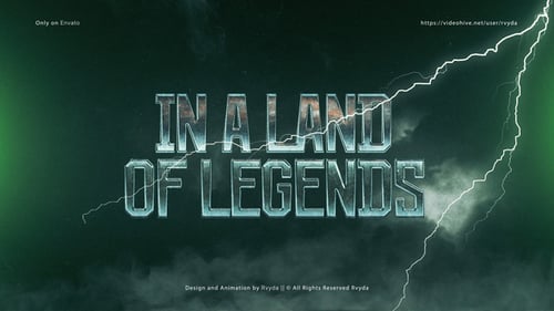 Epic Cinematic Lightning Trailer Titles