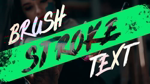 Animador de texto em pincel