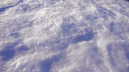 Schneeoberfläche