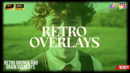 Retro-Grunge- und Grain-Overlays für Apple Motion und Final Cut Pro