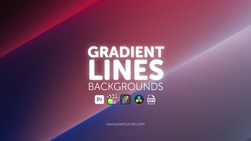 Gradient Lines Backgrounds for Premiere Pro