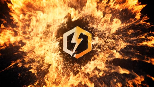 Fire Explosion Logo 5