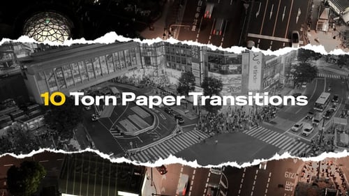 Torn Paper Transitions