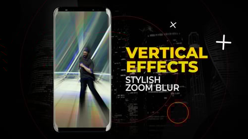 Vertical Stylish Zoom Blur Effects | Apple Motion
