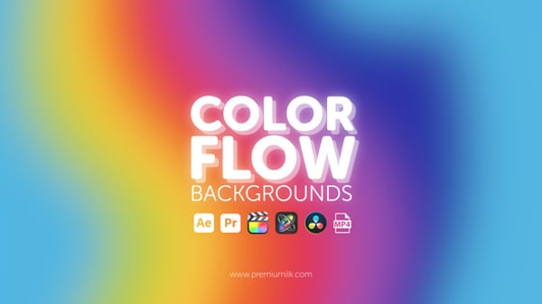 Looping Gradient Backgrounds, Elements ft. text loop & abstract ...