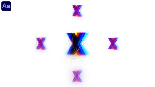 Glitch Logo Reveal