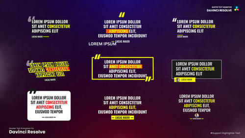 Quotes Text Animation Davinci Resolve