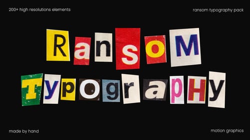 Ransom Typography Pack