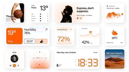 Widget de luz dinâmica