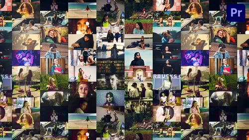 Mosaic Opener | Logo Reveal | MOGRT