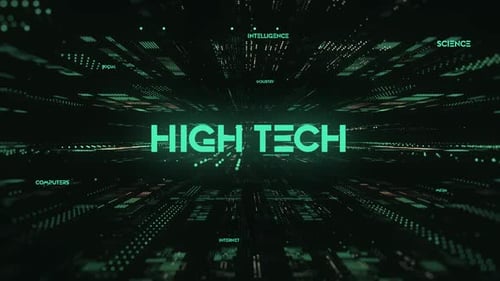 High Tech Digital Grid Title Reveal