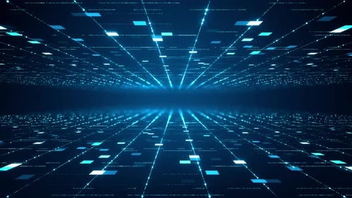 Abstract technology big data concept.