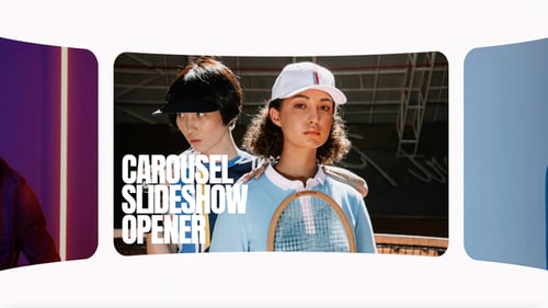 Carousel Slideshow Opener MOGRT